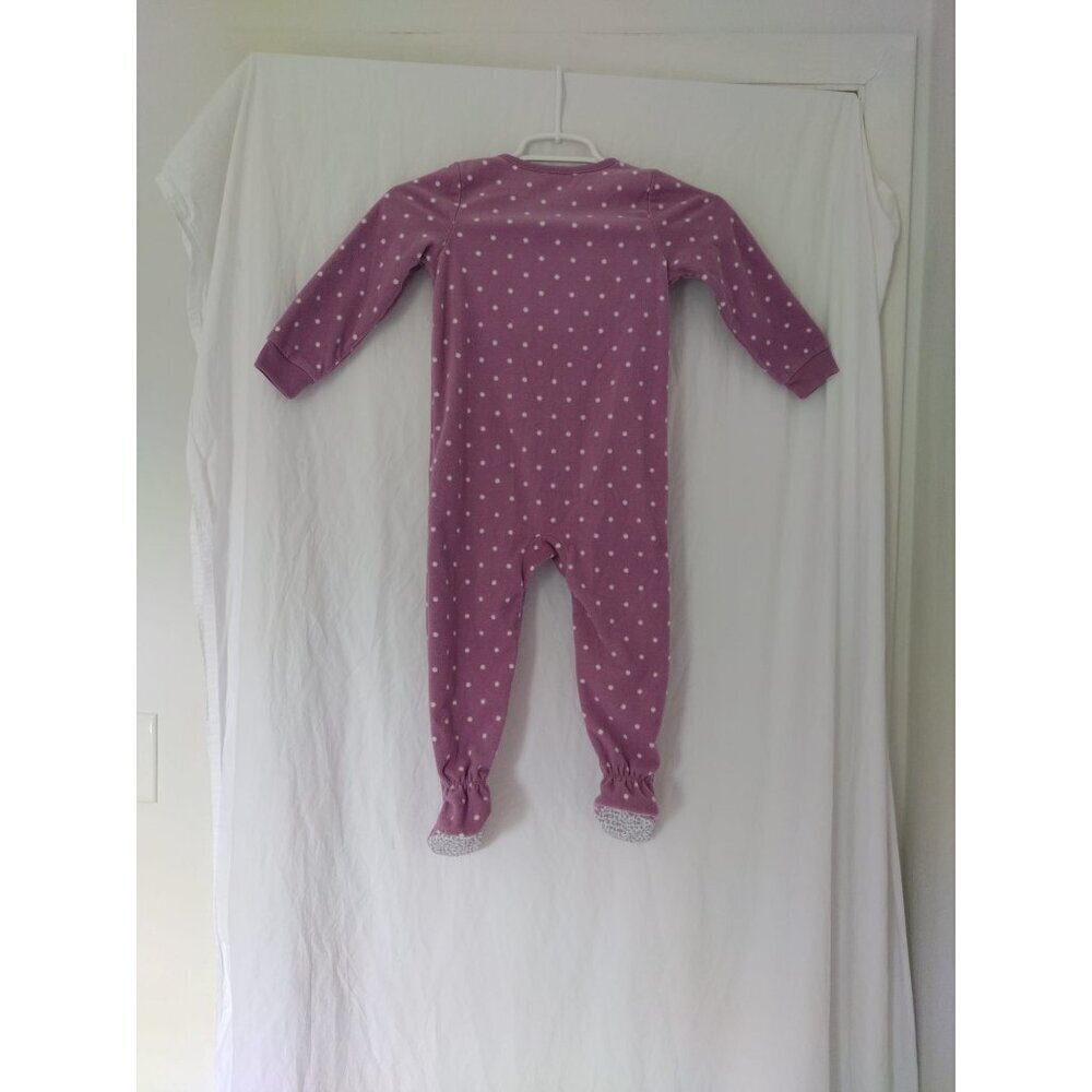 CARTER'S, sleeping game, violet color with white balls, for girls, size 3T/3A - Picture 5 of 11